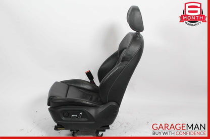 09-17 Audi Q5 Front Left Side Complete Seat Cushion Cover Assembly Black