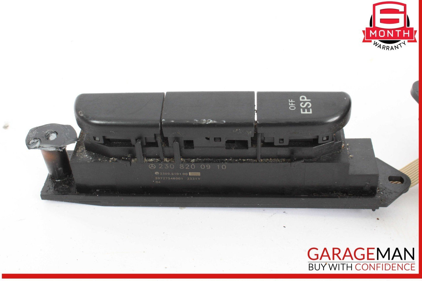 03-06 Mercedes R230 SL500 Convertible Top Roof ABC Mirror Control Switch OEM
