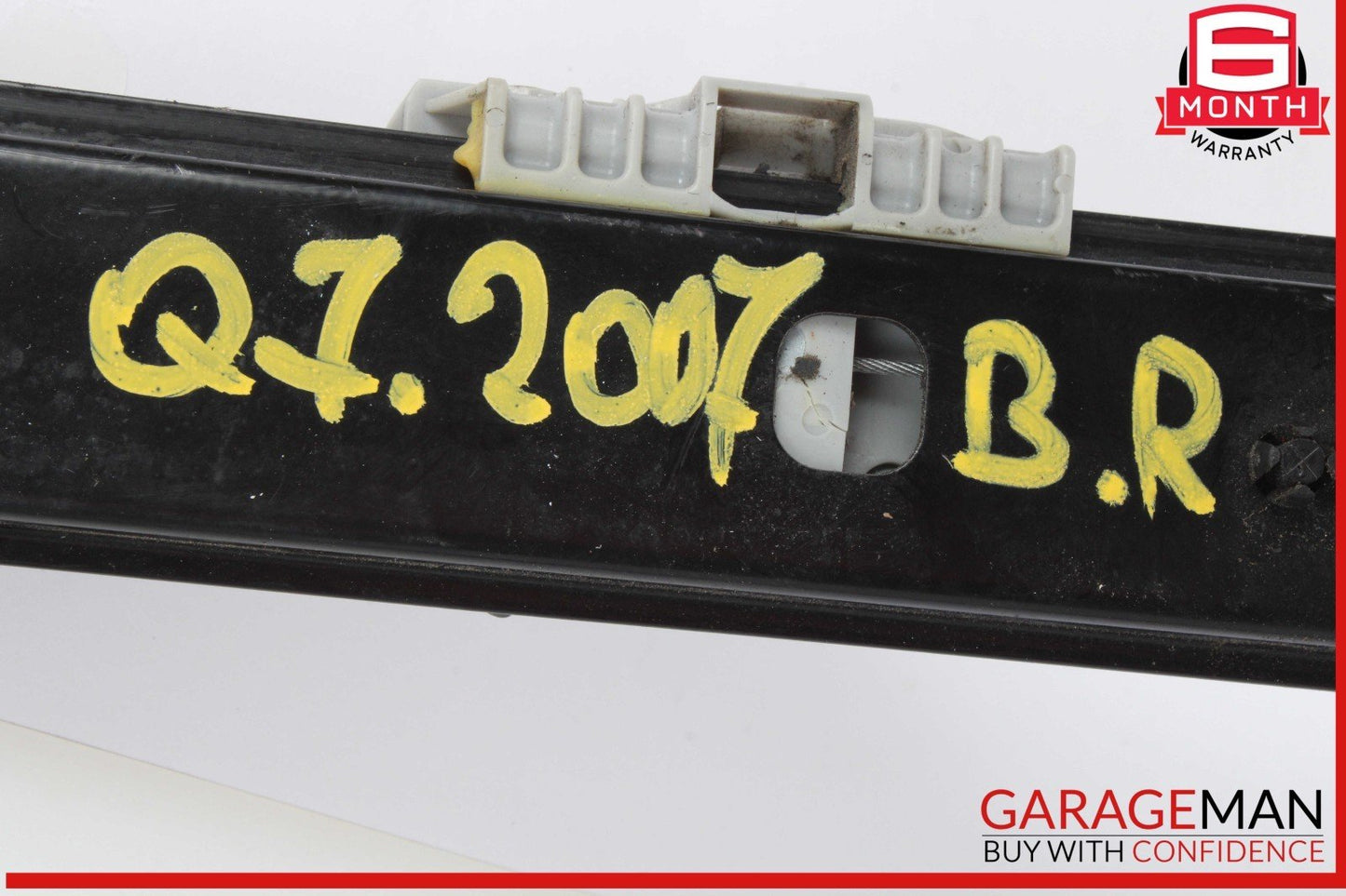 07-15 Audi Q7 Rear Right Passenger Side Window Regulator 4L0839462A OEM