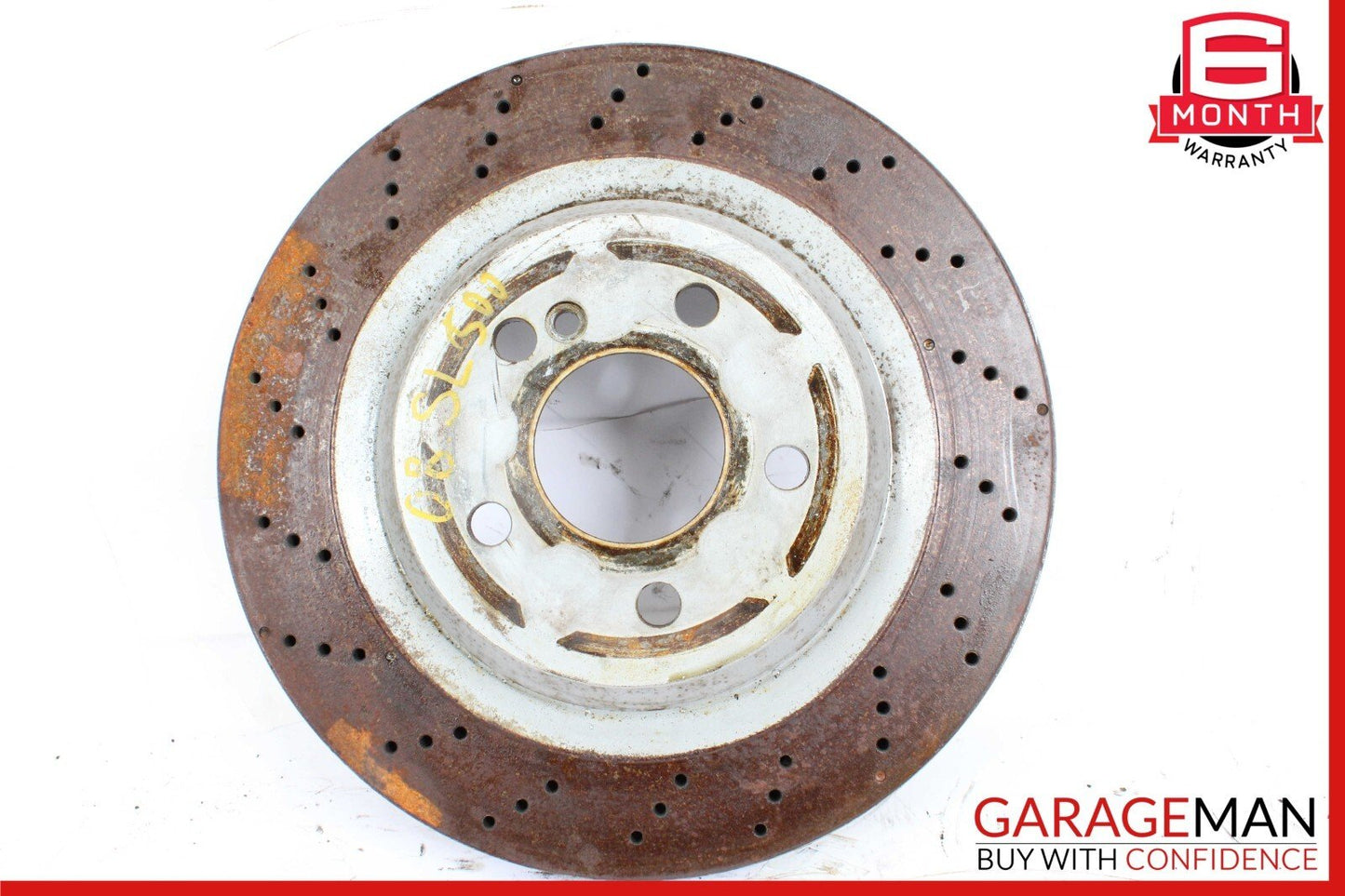 03-12 Mercedes R230 SL500 SL550 Front Left & Right Brake Rotors Disc Set of 2