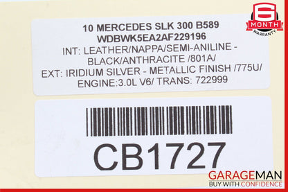 08-15 Mercedes R171 SLK300 E350 Front Right Spindle Knuckle Hub Bearing OEM