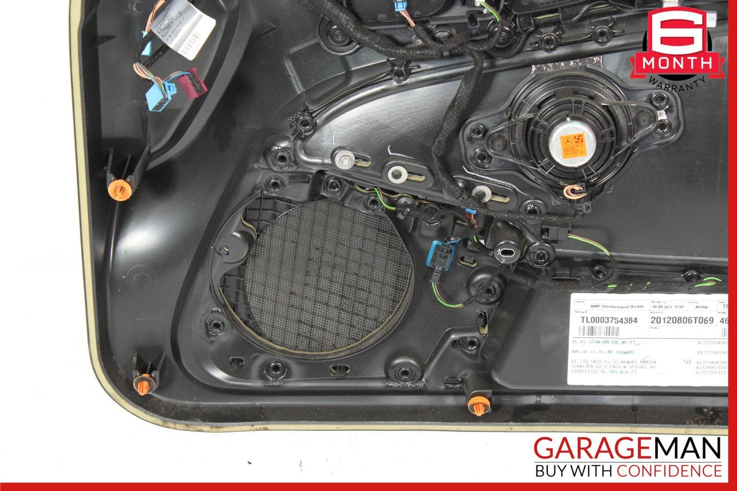 12-16 Mercedes R172 SLK250 SLK300 Front Left Interior Door Panel Assy Black OEM