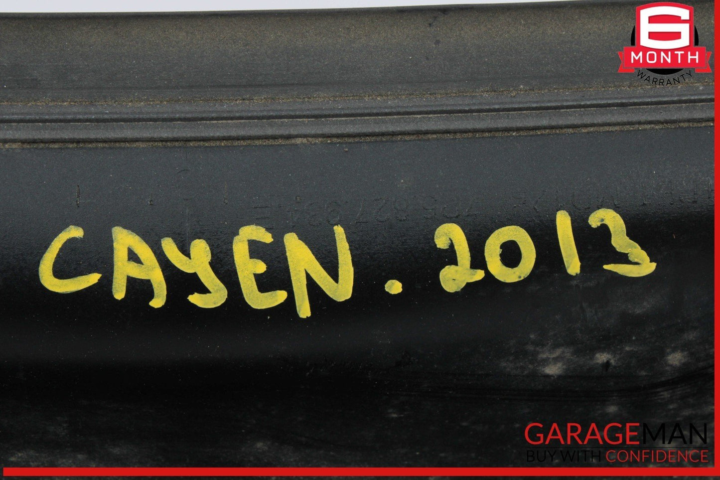 12-14 Porsche Cayenne 958 AWD Trunk Lid Molding Trim Spoiler Wing w/ Light OEM