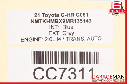 18-22 Toyota CH-R Rear Bumper Reinforcement Bar 52171F4030 OEM