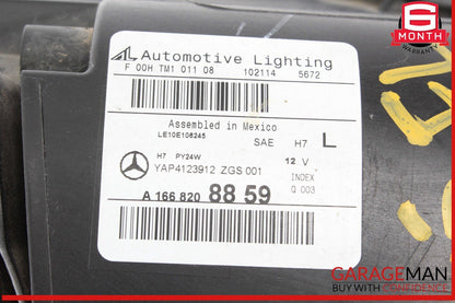 13-16 Mercedes X166 GL450 GL550 Front Left Side Headlight Lamp Halogen OEM