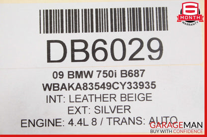 09-15 BMW 750I 750LI F01 F02 Front Bumper Reinforcement Impact Crash Bar Rebar