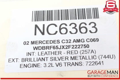 01-04 Mercedes W203 C32 AMG C320 Left Driver Side Exhaust Manifold Header OEM