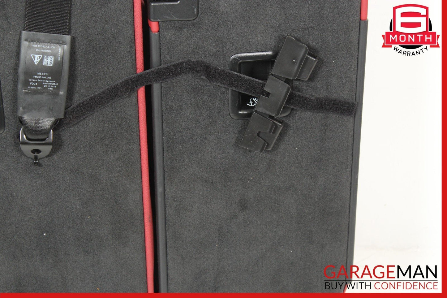 15-24 Porsche Macan 95B Rear Left Top Upper Seat Cushion Assembly Red OEM