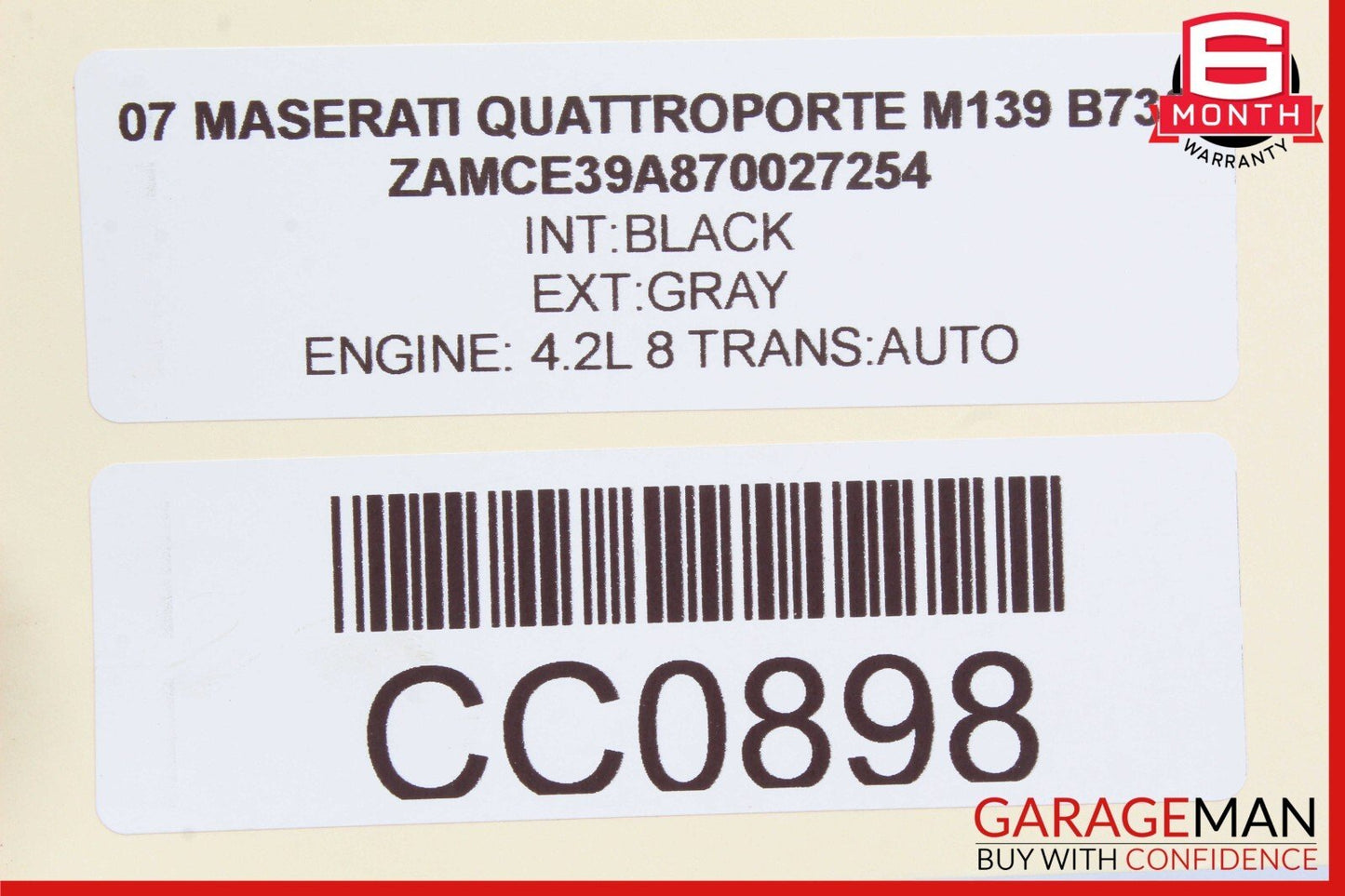 03-10 Maserati Quattroporte M139 Front Right Wheel Spindle Knuckle Hub Bearing