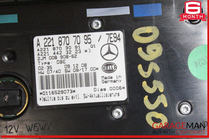 07-10 Mercedes W221 S550 CL550 Overhead Dome Light Sunroof Control OEM