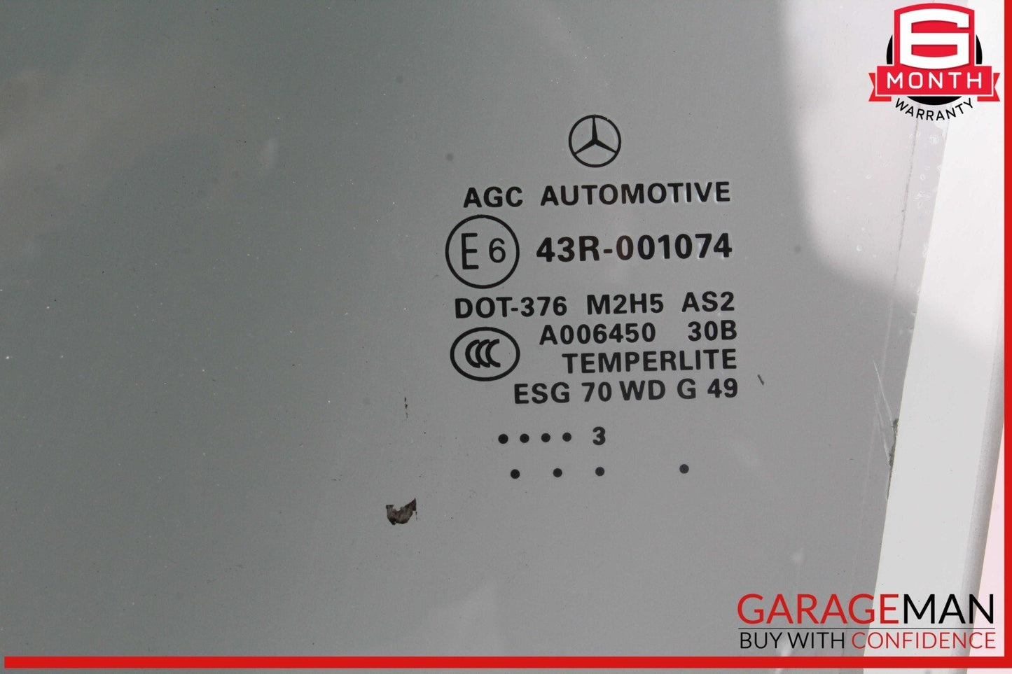12-19 Mercedes X166 GL450 GLE43 AMG Front Left Driver Side Door Window Glass OEM