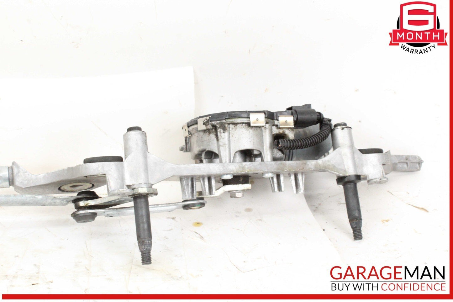 11-18 Porsche Cayenne 958 Front Windshield Wiper Motor w/ Linkage Bosch OEM