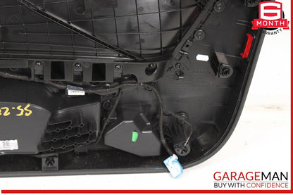 18-24 Audi S5 A5 RS5 Front Left Door Panel Trim Leather / Suede Black OEM