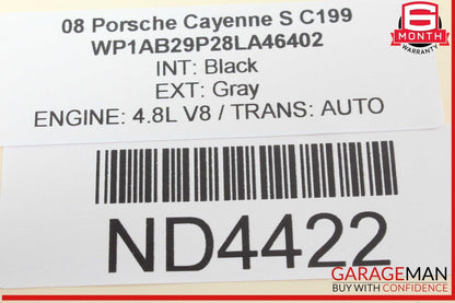 03-10 Porsche Cayenne S 955 957 Rear Left Driver Side Exterior Door Handle OEM