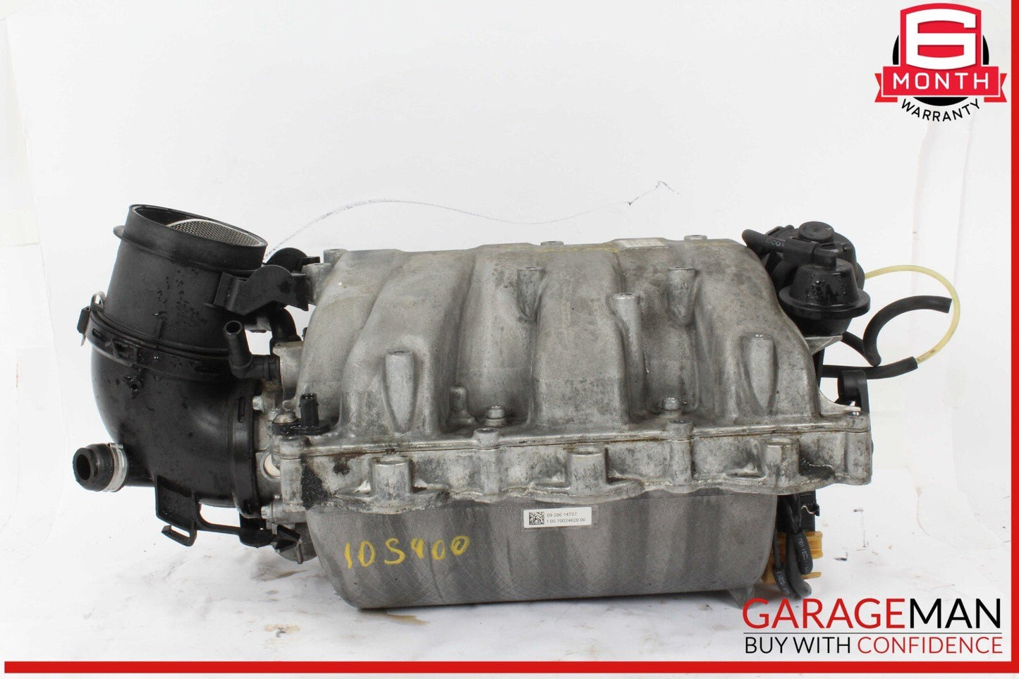 10-13 Mercedes W221 S400 Hybrid Engine Air Intake Manifold Assembly OEM