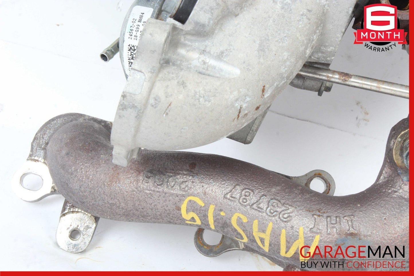 14-20 Maserati Ghibli Quattroporte Right Turbocharger Turbo Charger Manifold OEM