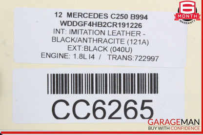 08-14 Mercedes W204 C250 C300 RWD Power Steering Rack and Pinion Assembly OEM