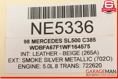 90-02 Mercedes R129 SL500 SL320 SL600 Steering Column Cruise Control Switch OEM