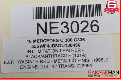 15-20 Mercedes W205 C300 Front Left Driver Side Seat Control Switch Module Unit