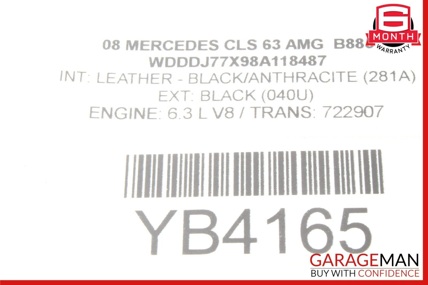 06-11 Mercedes W219 CLS63 AMG Right & Left Door Sound Audio Speaker OEM