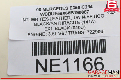07-09 Mercedes W211 E350 Front Left Driver Side Seatbelt Seat Belt Retractor OEM