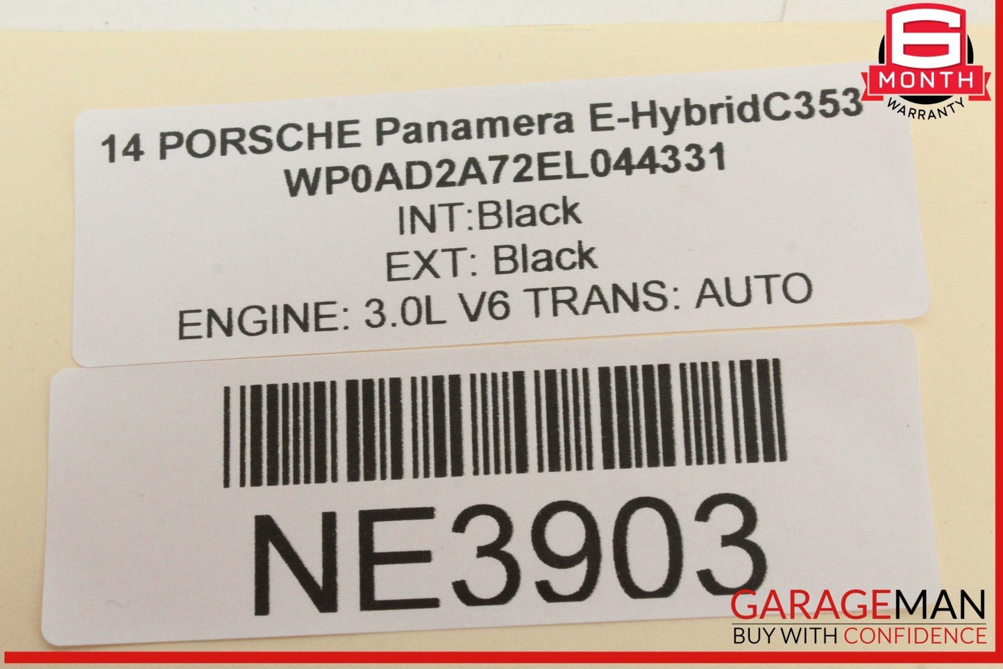 10-16 Porsche Panamera 970 E-Hybrid Front Right or Rear Left Window Motor OEM