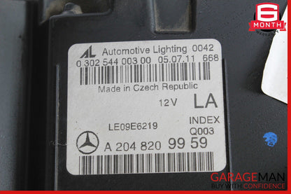 12-14 Mercedes W204 C250 Front Left Driver Headlight Head Light Lamp Halogen OEM