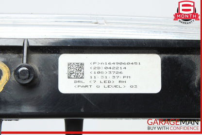 13-16 Mercedes  X166 GL550 Front Right Side Fog DRL Light Lamp 1649060451 OEM