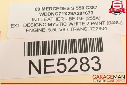 07-14 Mercedes W221 S550 S600 CL550 Headlight Head Light Switch Control Module