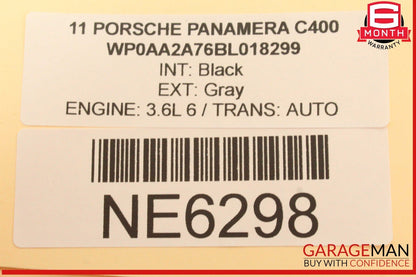10-16 Porsche Panamera 970 Center Console Cup Holder Black 97055338100 OEM