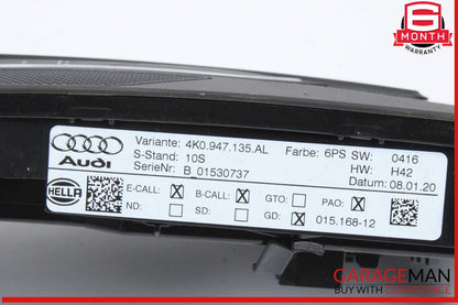 17-24 Audi S5 RS5 A4 A5 S4 Front Console Overhead Dome Light 4K0947135AB OEM