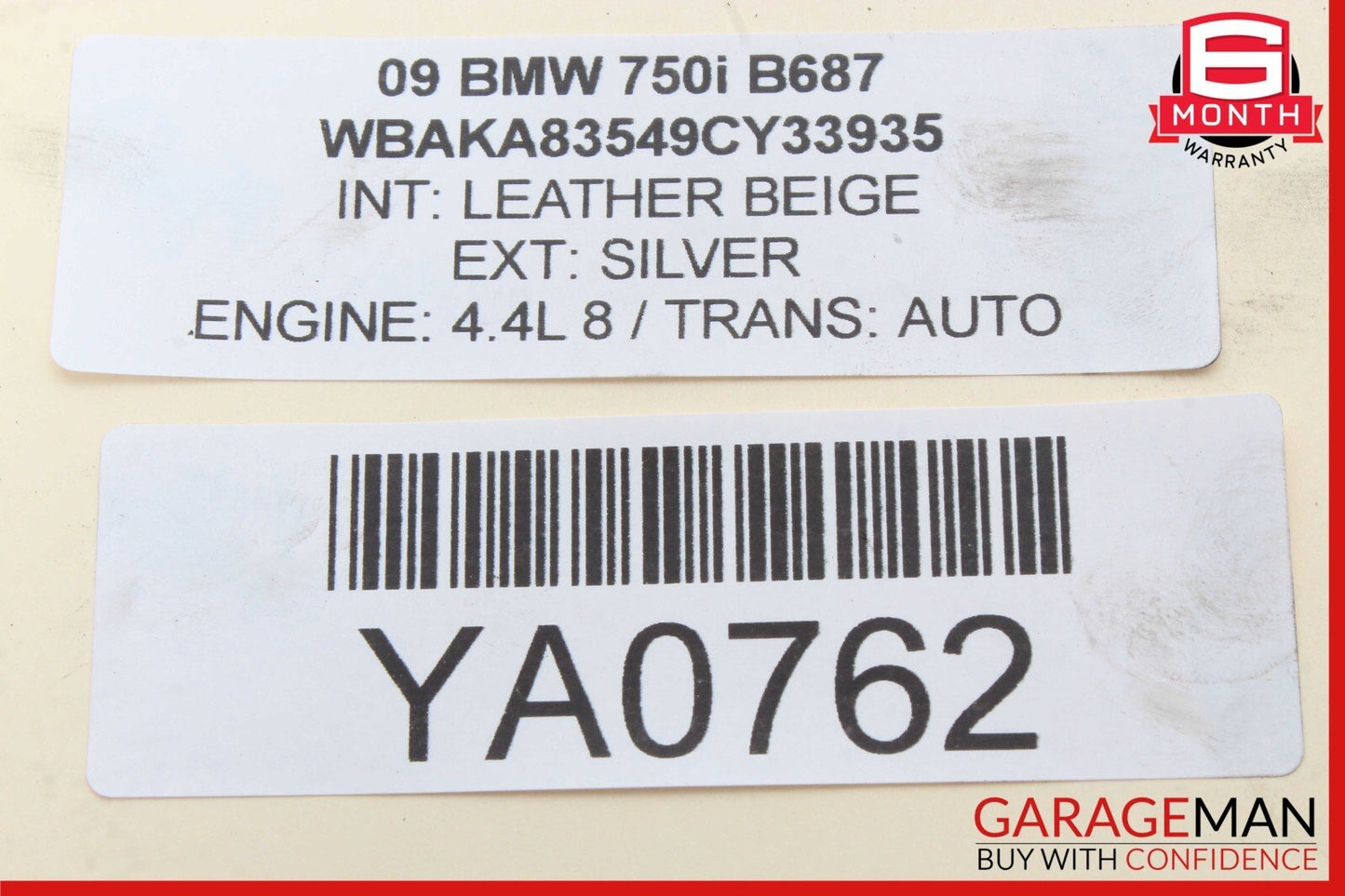 09-15 BMW 750i Front Right Wheel Hub Bearing Spindle Knuckle OEM