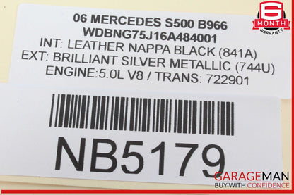 00-06 Mercedes W220 S500 Front Right Side Keyless Go Entry Antenna OEM