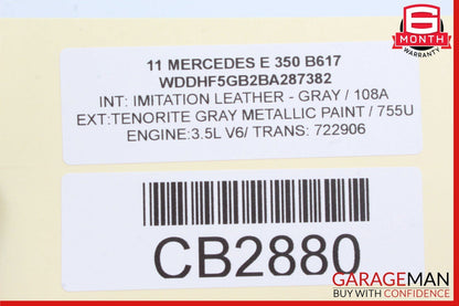 10-11 Mercedes W212 E350 E550 Front Right LED Daytime Running Light Fog Lamp
