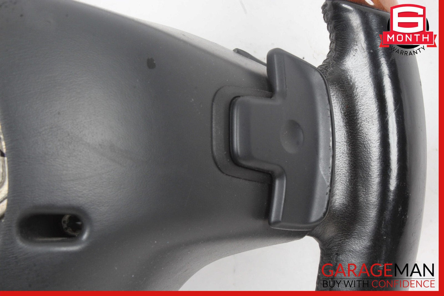 07-10 Mercedes CL550 S550 4 Spoke Steering Wheel Black w/ Paddles Assy Wood