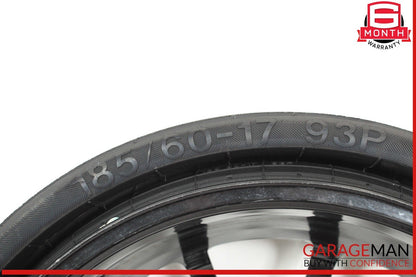 03-12 Mercedes R230 SL500 SL550 Emergency Spare Tire Wheel Donut Rim 17" 17 OEM