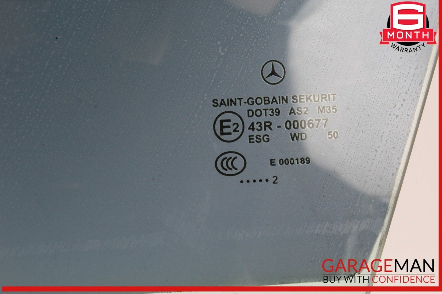 12-18 Mercedes W218 CLS550 CLS63 AMG Front Left Side Door Window Glass OEM
