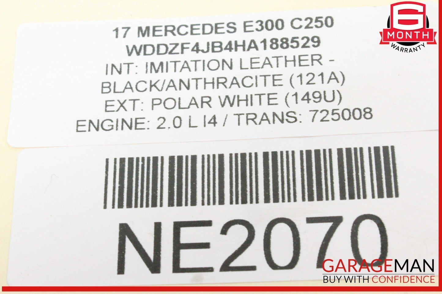 15-20 Mercedes W213 E300 2.0L Engine Water Pump 2742000307 OEM
