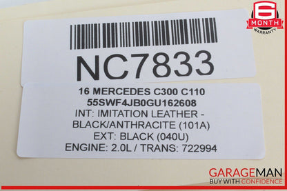 15-20 Mercedes W205 C300 C350e Front Right Side Door Rear View Mirror OEM