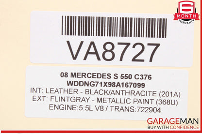 07-13 Mercedes W221 S550 S400 Rear Right or Left Side Door Control Module OEM