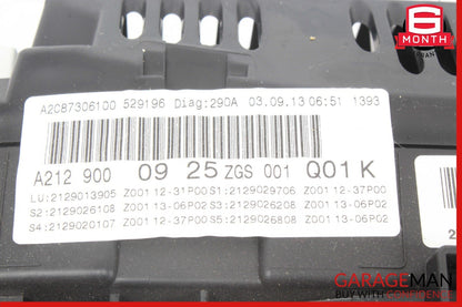 14-16 Mercedes W207 E350 E550 Instrument Cluster Speedometer OEM