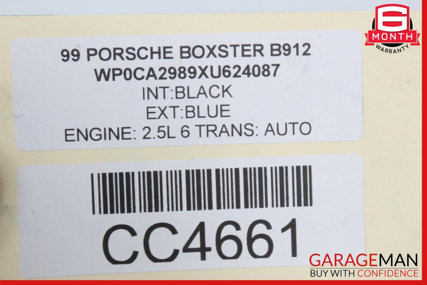 97-04 Porsche Boxster 986 Power Steering Gear Rack & Pinion 99634701106 OEM