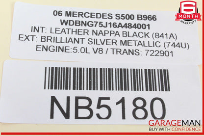 00-06 Mercedes W220 S500 Front Left Side Keyless Go Entry Antenna OEM