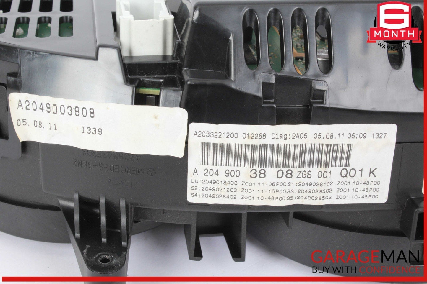 12-14 Mercedes W204 C250 C350 Speedometer Odometer Instrument Cluster Gauge OEM