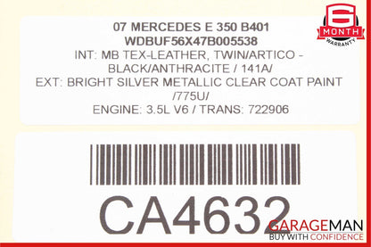 03-09 Mercedes W211 E63 E320 Rear Right Door Lock Actuator Side Keyless Go OEM