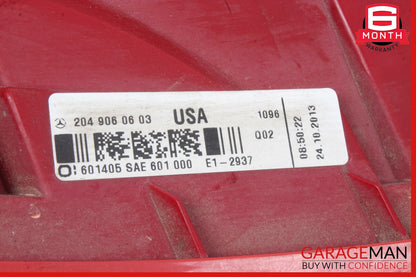 12-14 Mercedes W204 C250 C300 Tail Light Lamp LED Left Driver Side OEM