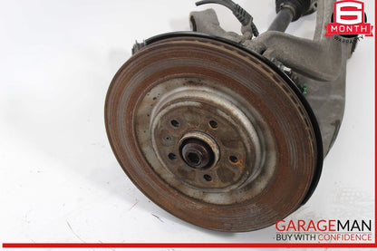 11-18 Audi A8 Rear Left Spindle Knuckle Wheel Hub w/ Control Arms & Shaft OEM
