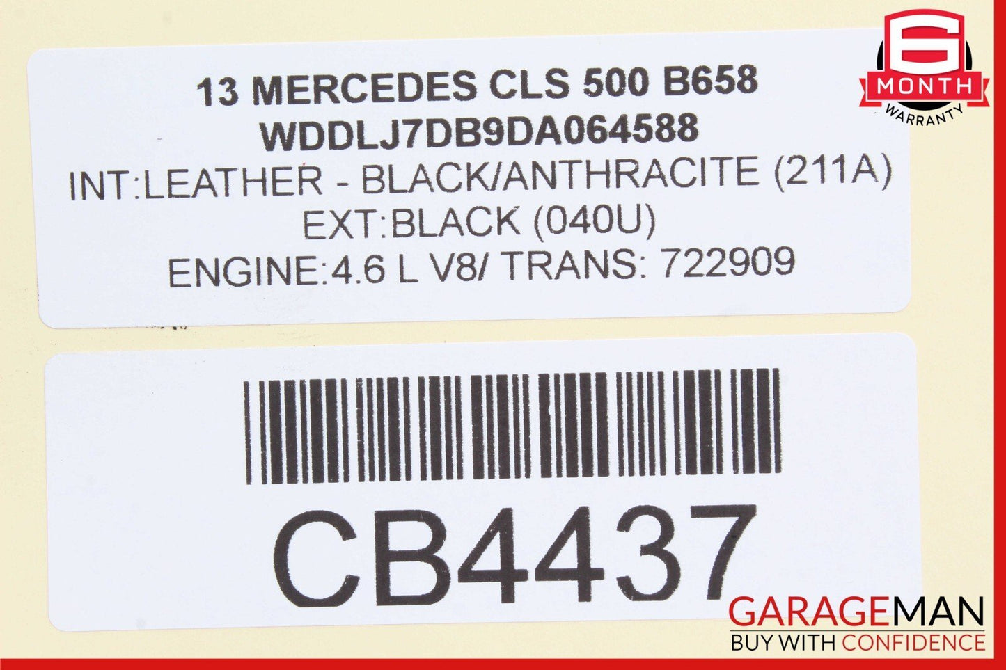 08-17 Mercedes W212 E350 E400 E550 Rear Trunk Lid Latch Lock Actuator OEM