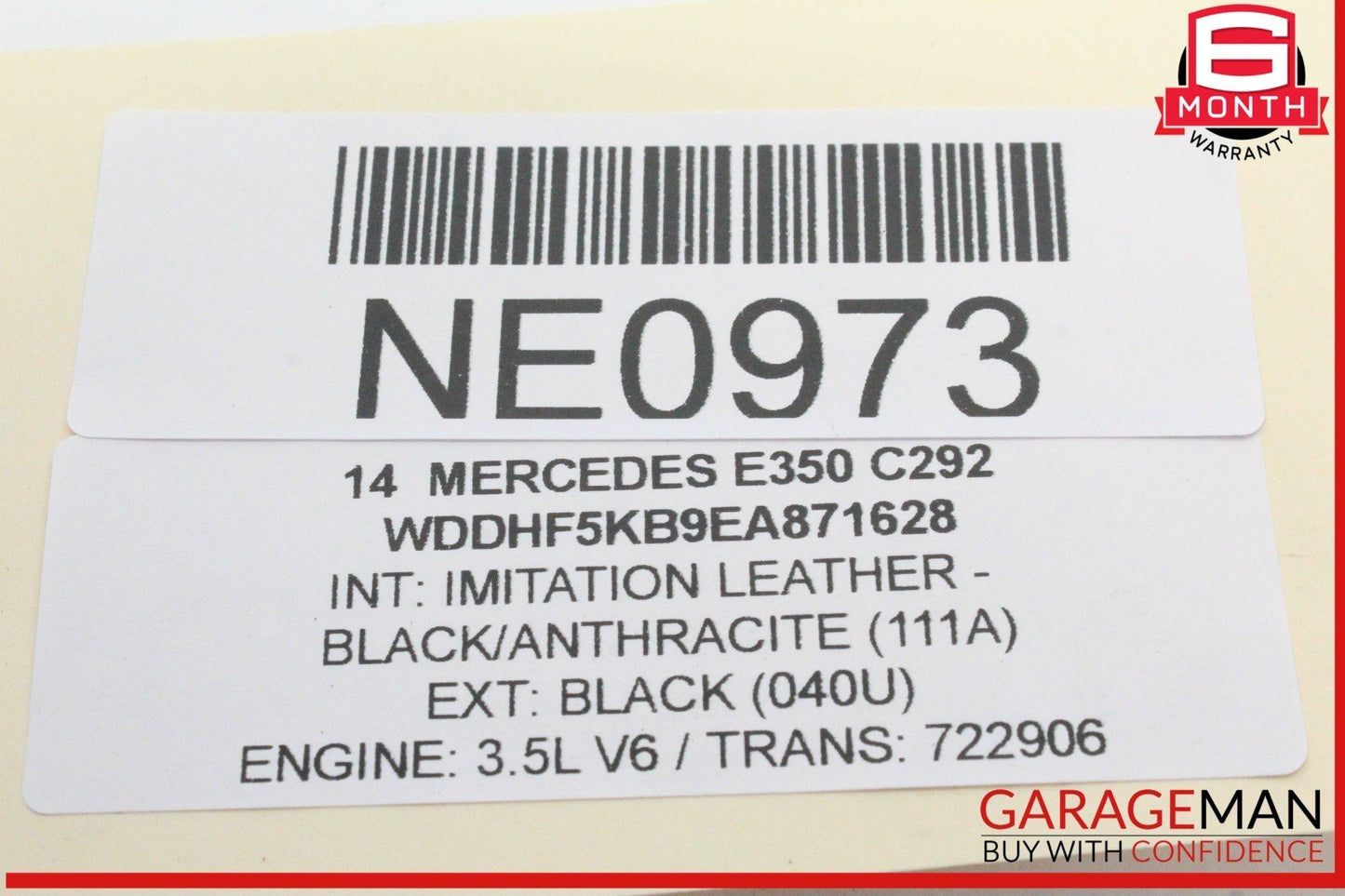 08-17 Mercedes W212 E350 C350 Trunk Lid Latch Lock Actuator 2047500261 OEM