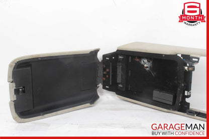 04-06 Cadillac XLR Center Console Arm Rest Armrest Storage Trim Cover Beige OEM